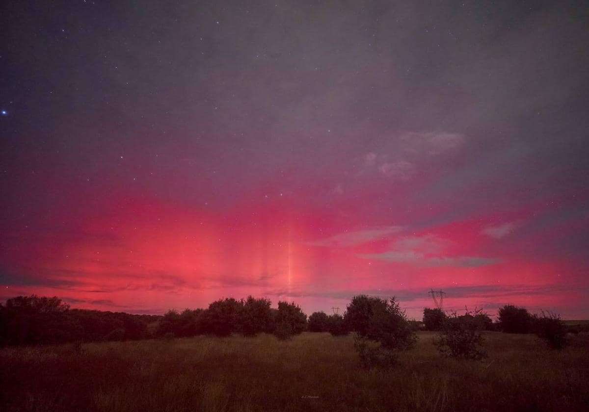 Salamanca disfruta de una espectacular aurora boreal y ya espera fecha